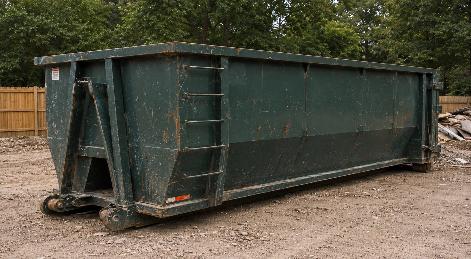 dumpster rental las cruces 40 yard green roll-off caliche excavation fairacres